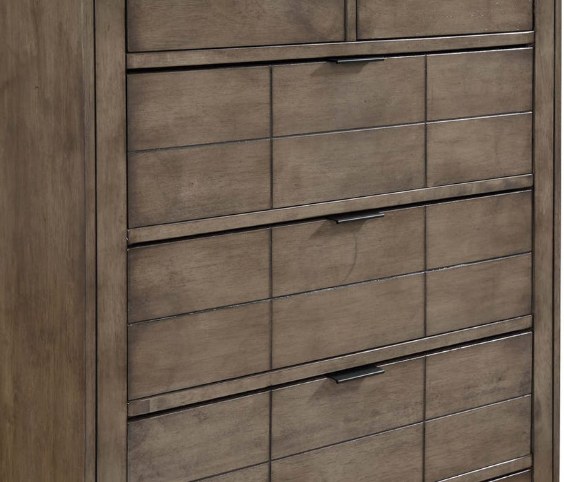 Elements International Logic Chest in Rustic Grey
