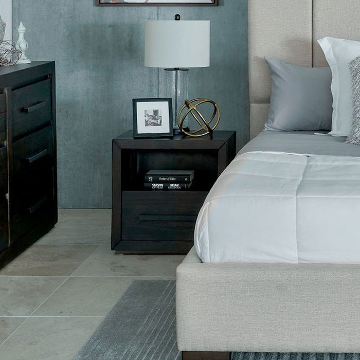 Elements International Magnum Nightstand in Grey