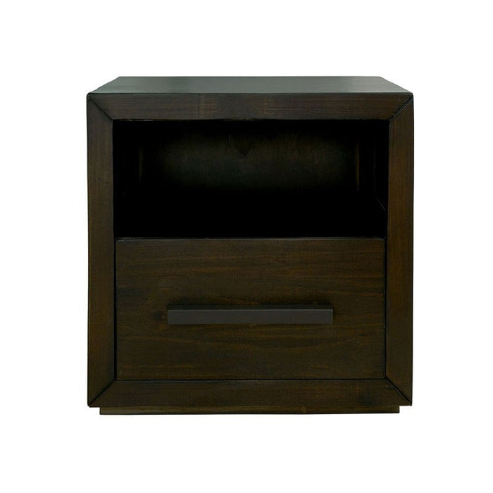 Elements International Magnum Nightstand in Grey