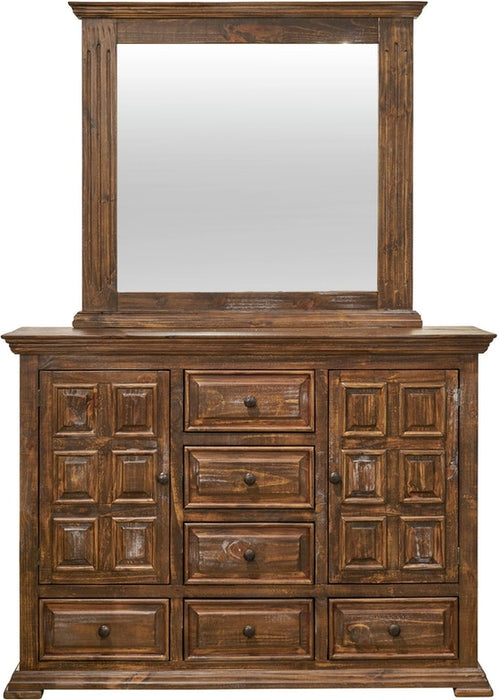 Elements International Olivia Brown Mirror