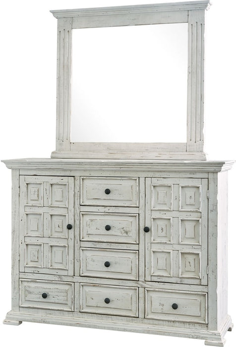Elements International Olivia White Mirror