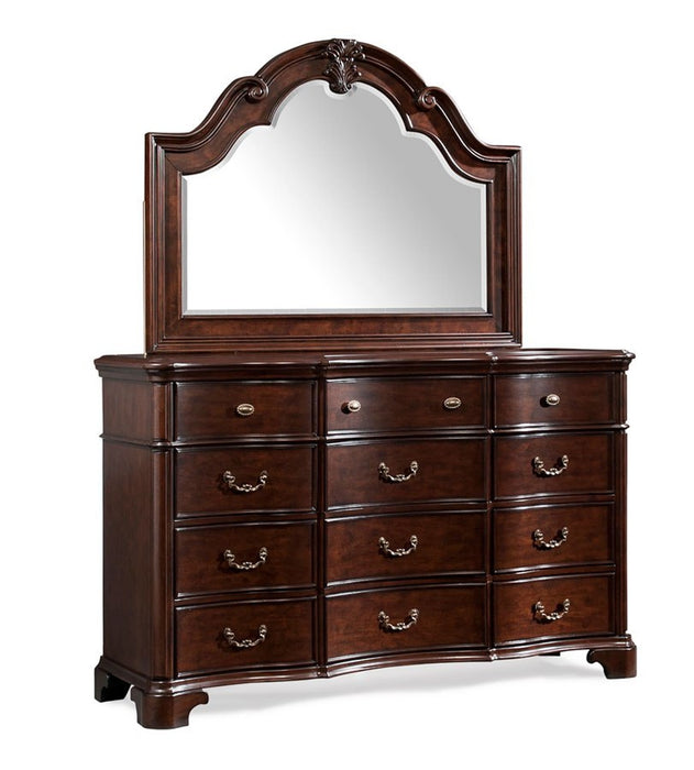 Elements International Tabasco Dresser in NC Cherry Lacquer