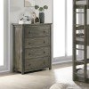 Elements International Trey Youth Chest in Grey