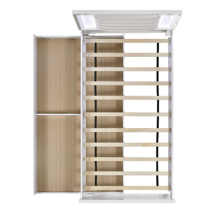Elements International Twenty Nine Youth Twin Panel Bed in White